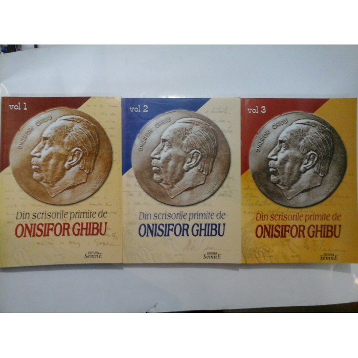 Din scrisorile primite ( 3 vol ) - Onisfor Ghibu Din scrisorile primite ( 3 vol ) - Onisfor Ghibu